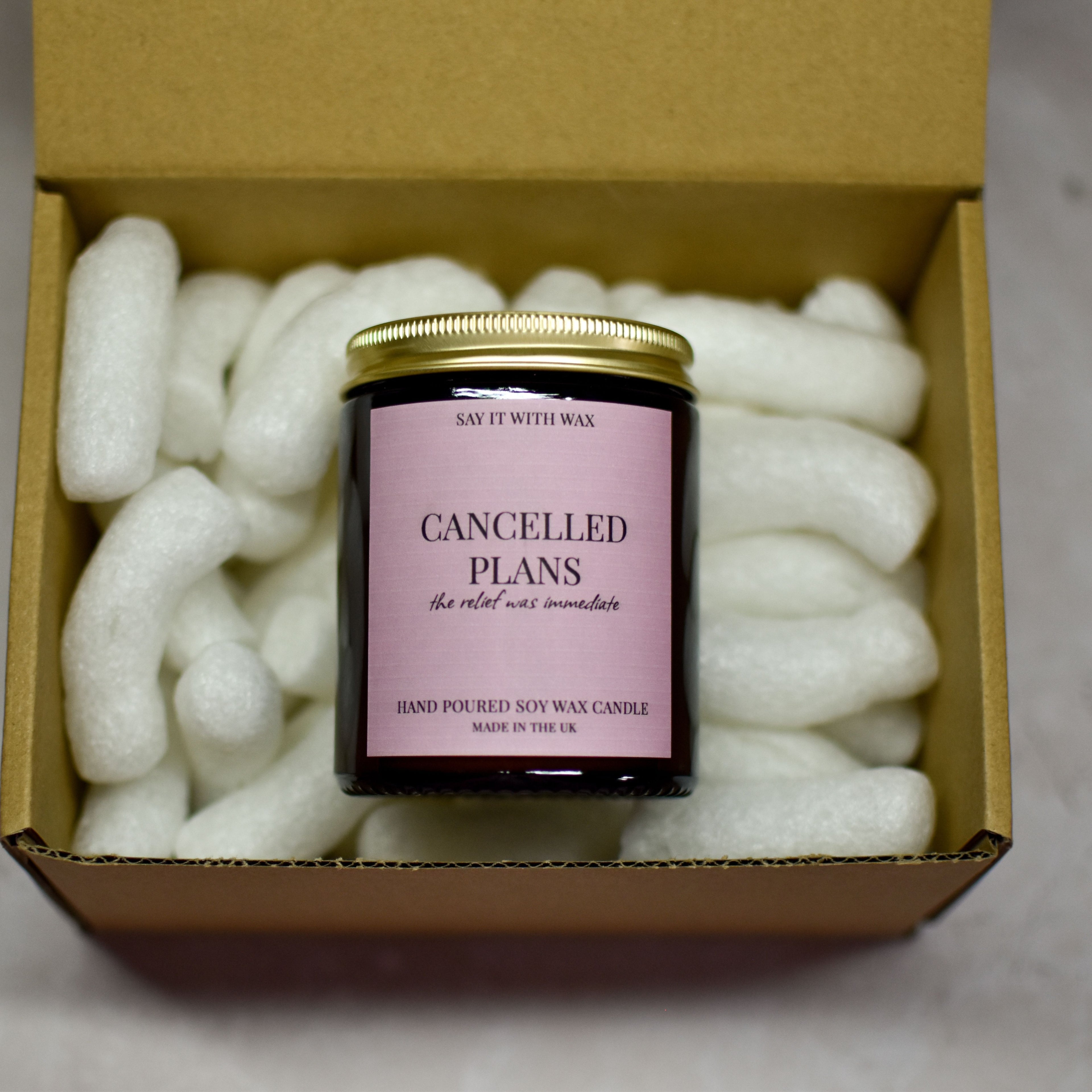 Cancelled Plans Candle