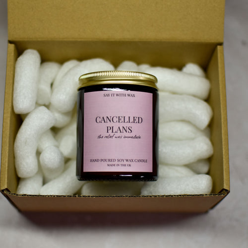 Cancelled Plans Candle
