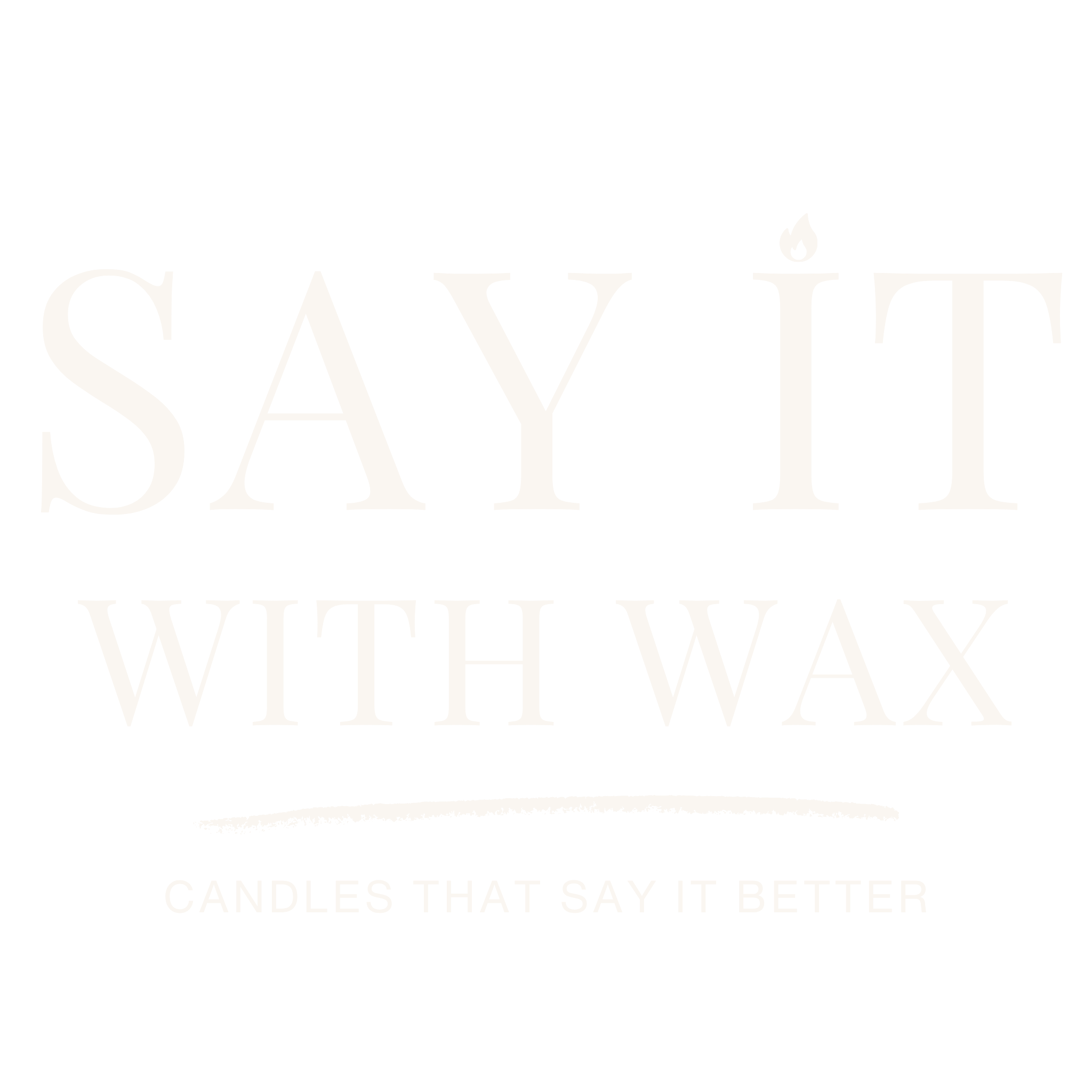 Say it with Wax