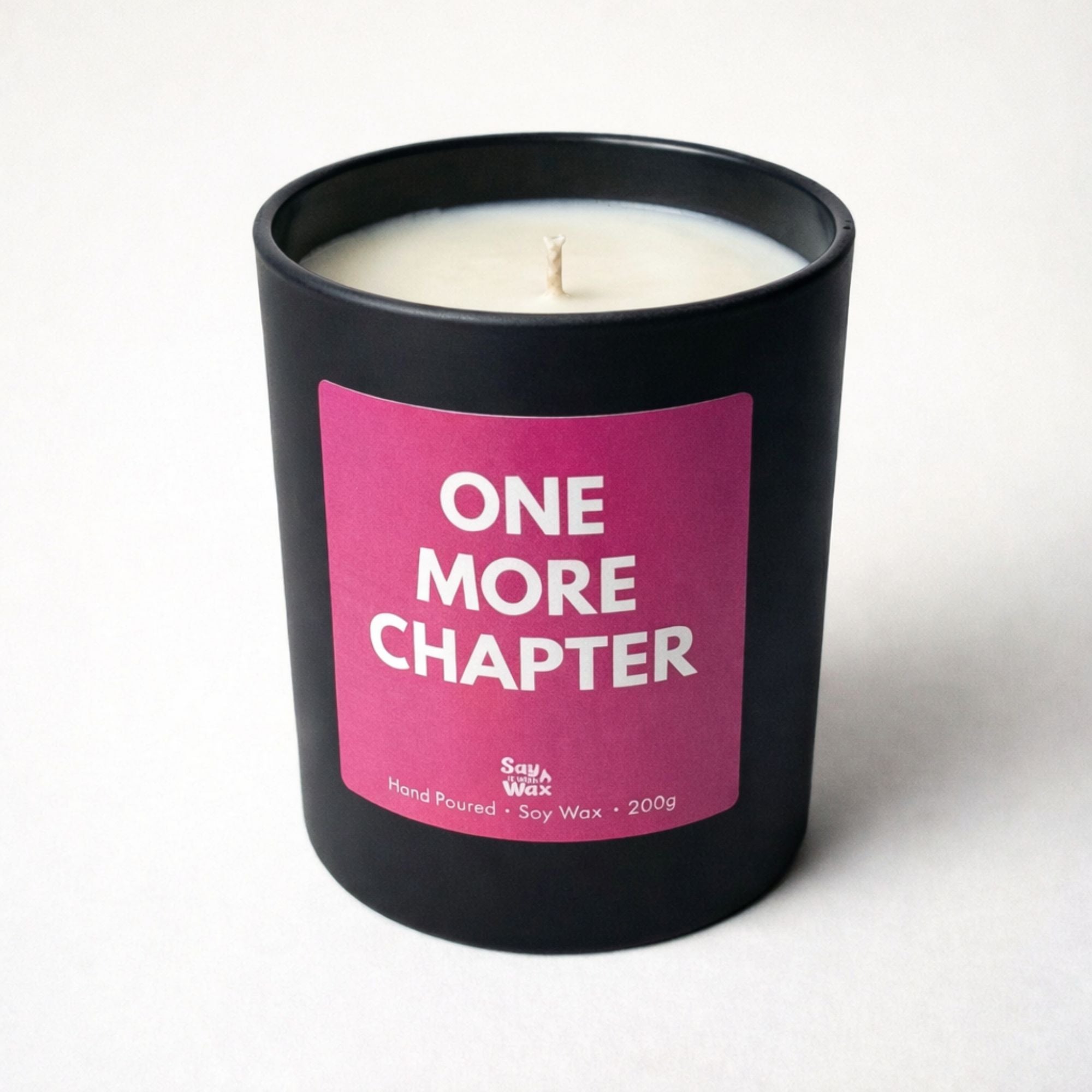 One More Chapter Candle | Book Lover Candle for Cosy Reading Nights